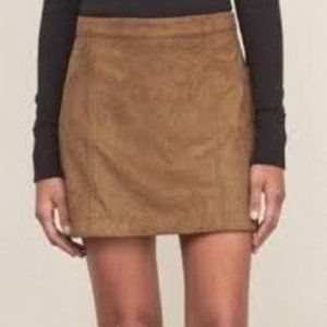 Abercrombie & Fitch Suede Skirt